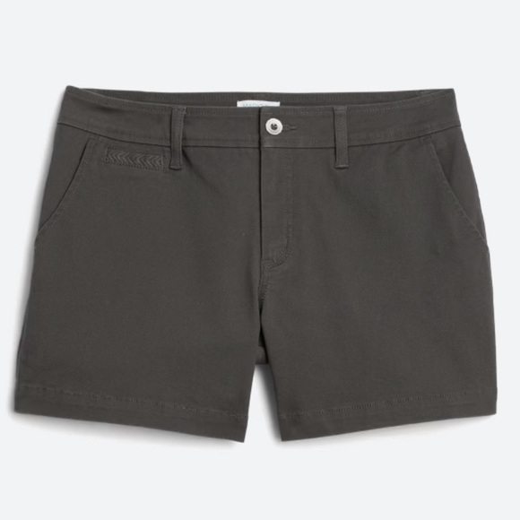 Market & Spruce Pants - Market & Spruce Madison Mid Rise Chino Shorts Black Size 8